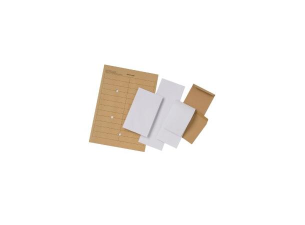 Myntpose 85 x 140 mm brun 100 gr (1000) 